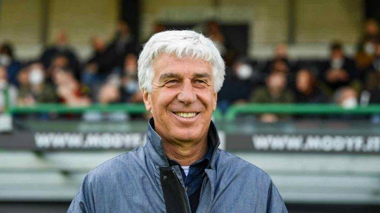 Gasperini sorride in panchina