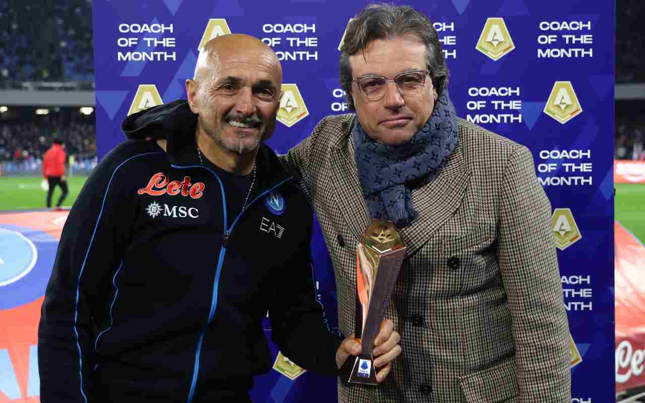 Giuntoli premia Spalletti 