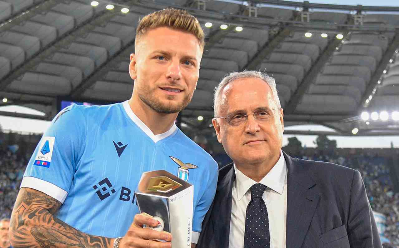 Lotito premia Immobile 