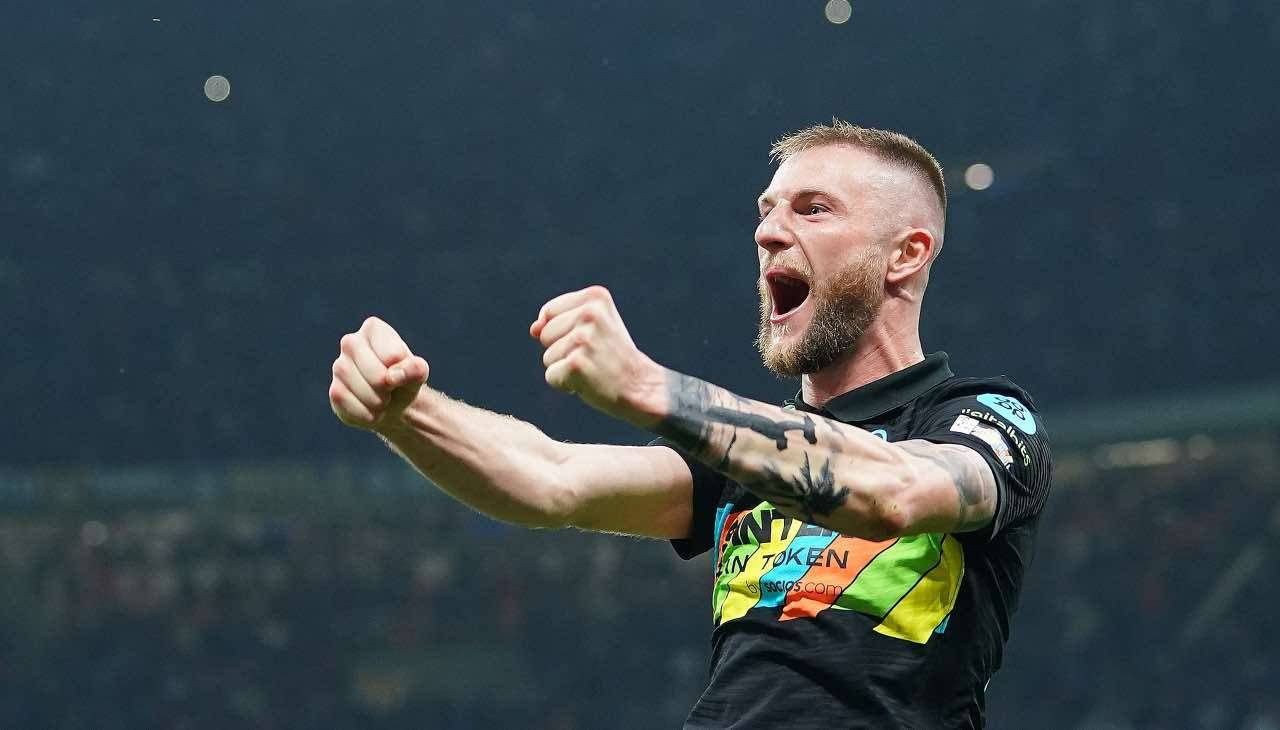 Skriniar esulta col PSG