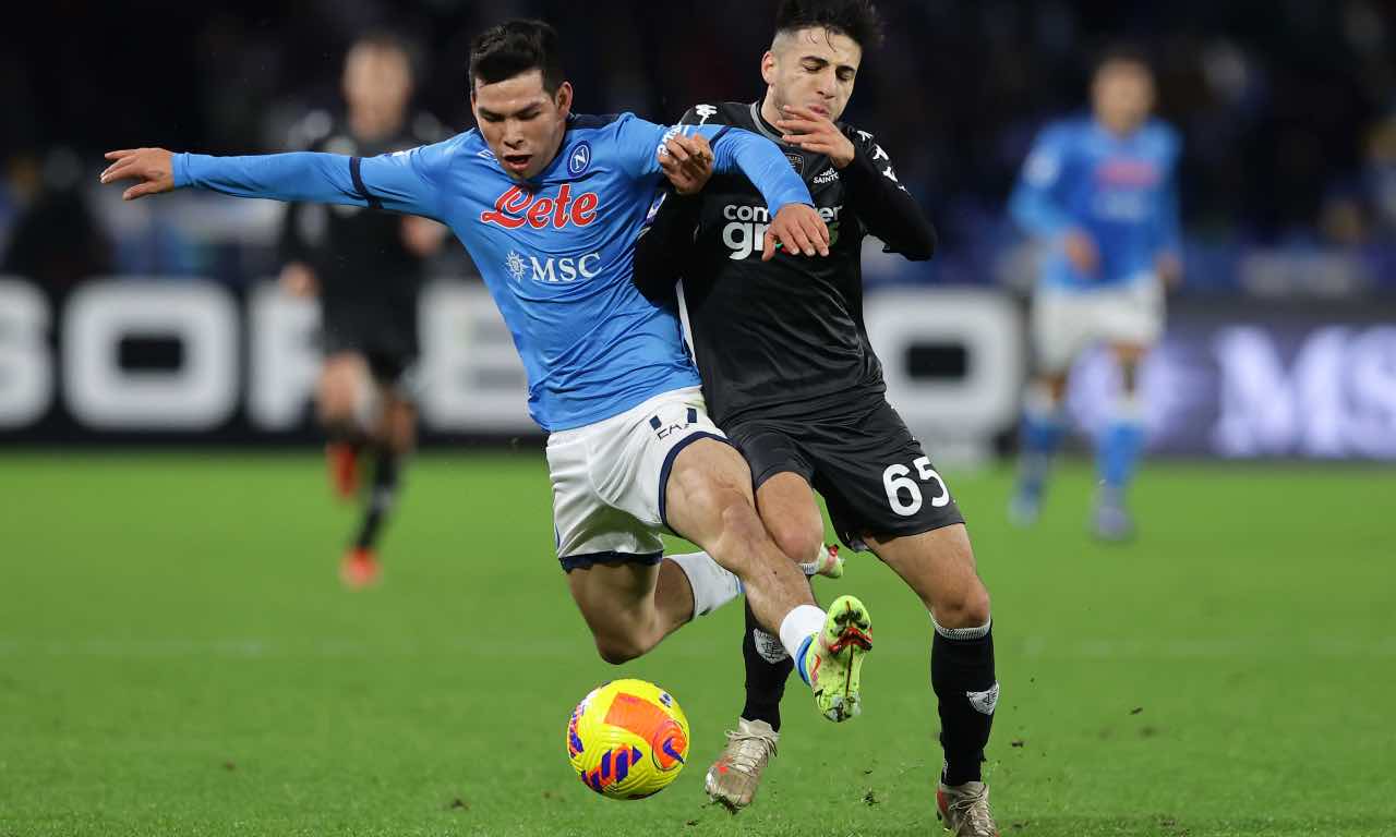 Lozano e Parisi sul pallone