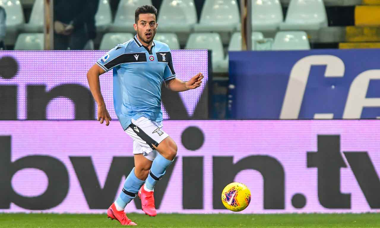 Jony in campo con la Lazio