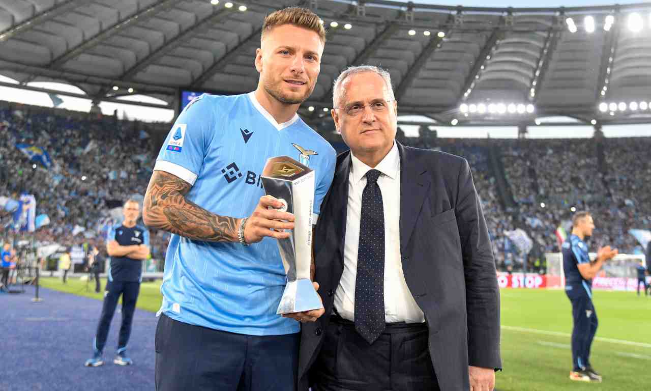 Lotito premia Immobile 