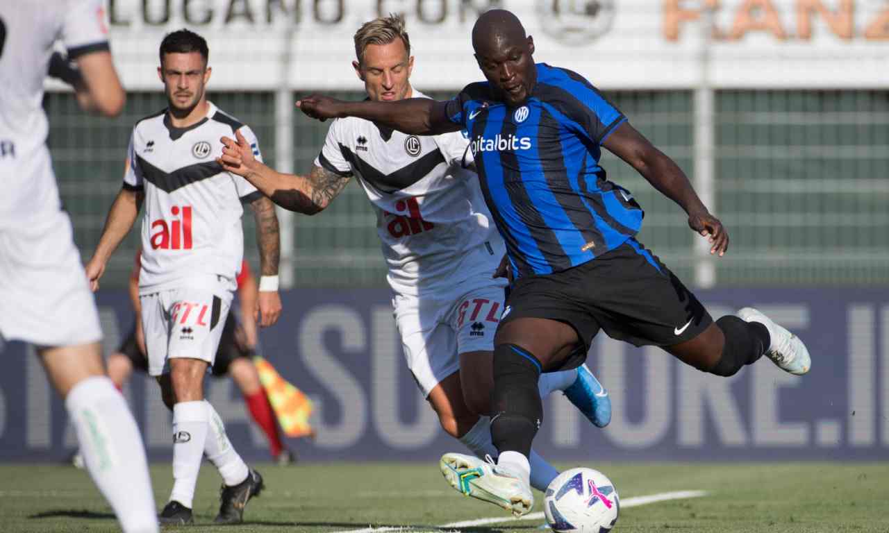 Lukaku in azione 