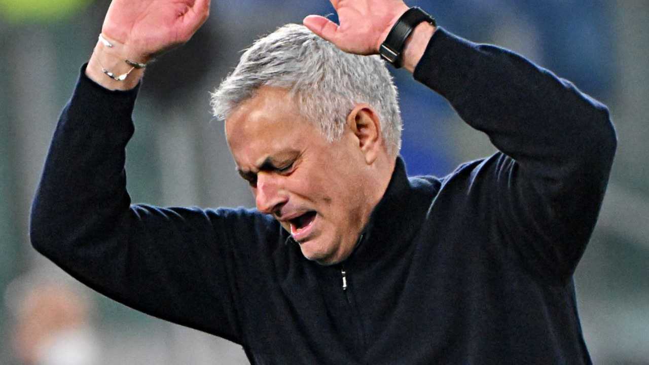 Jose Mourinho arrabbiato 