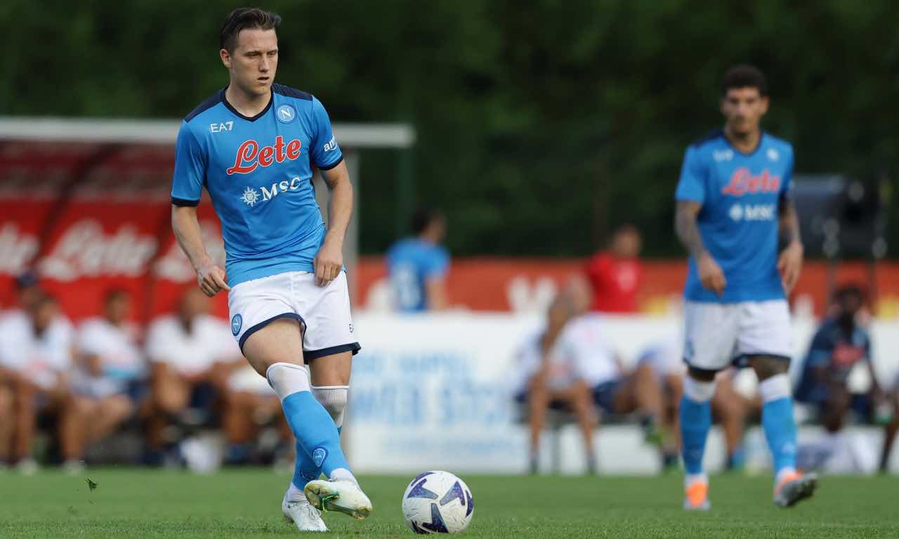 Zielinski in campo col Napoli