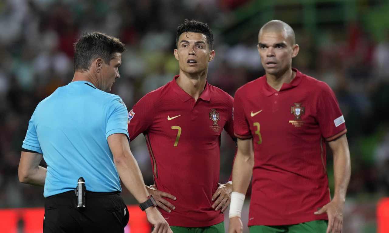 Ronaldo in campo col Portogallo