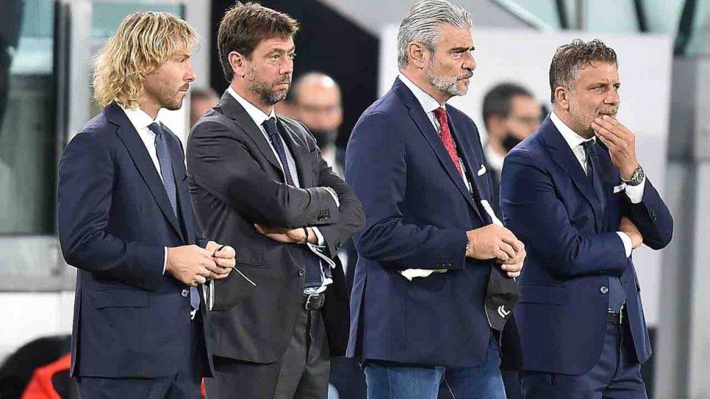 La dirigenza della Juventus osserva