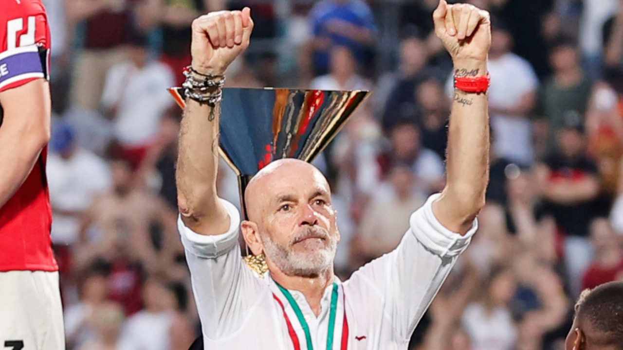 Stefano Pioli esulta 