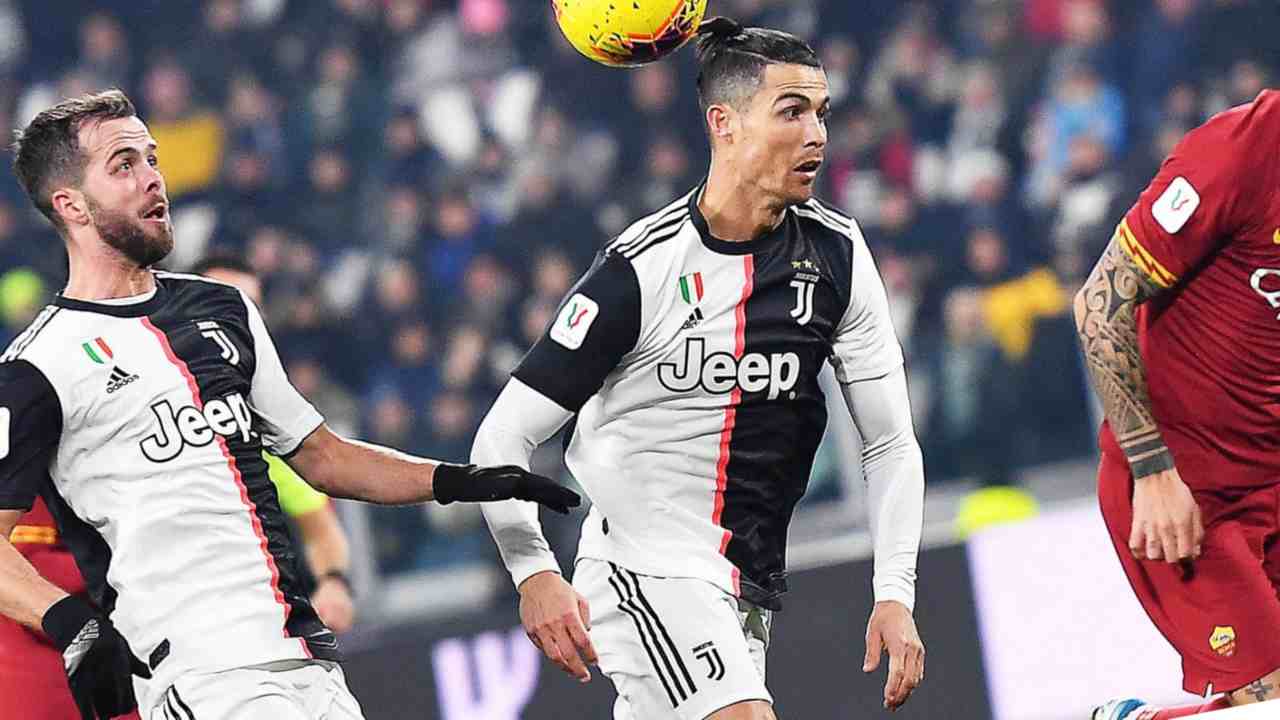 Pjanic con Ronaldo ai tempi della Juventus