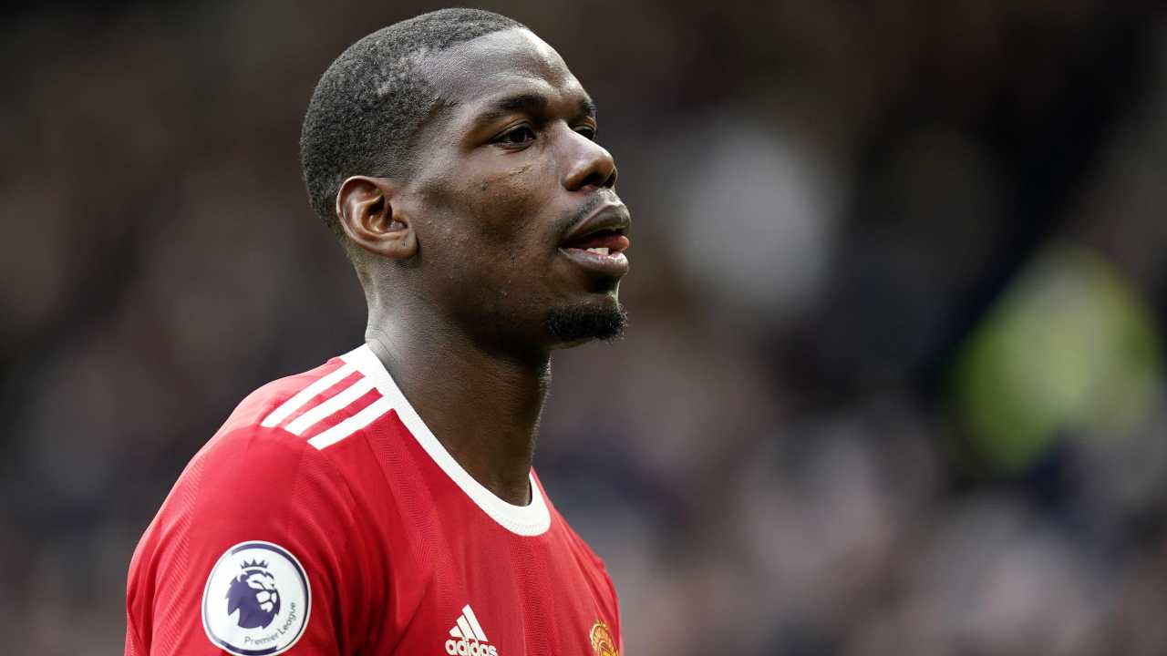 Pogba con la maglia del Manchester United