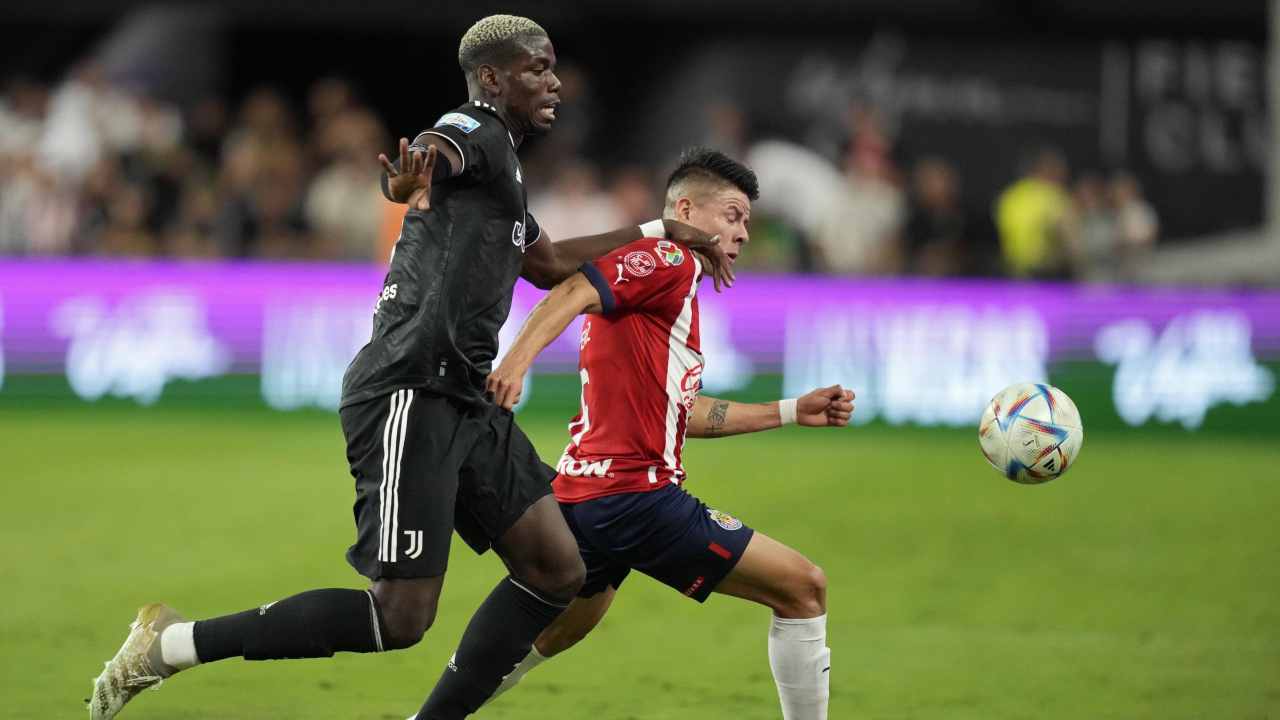 Pogba in campo contro il Chivas