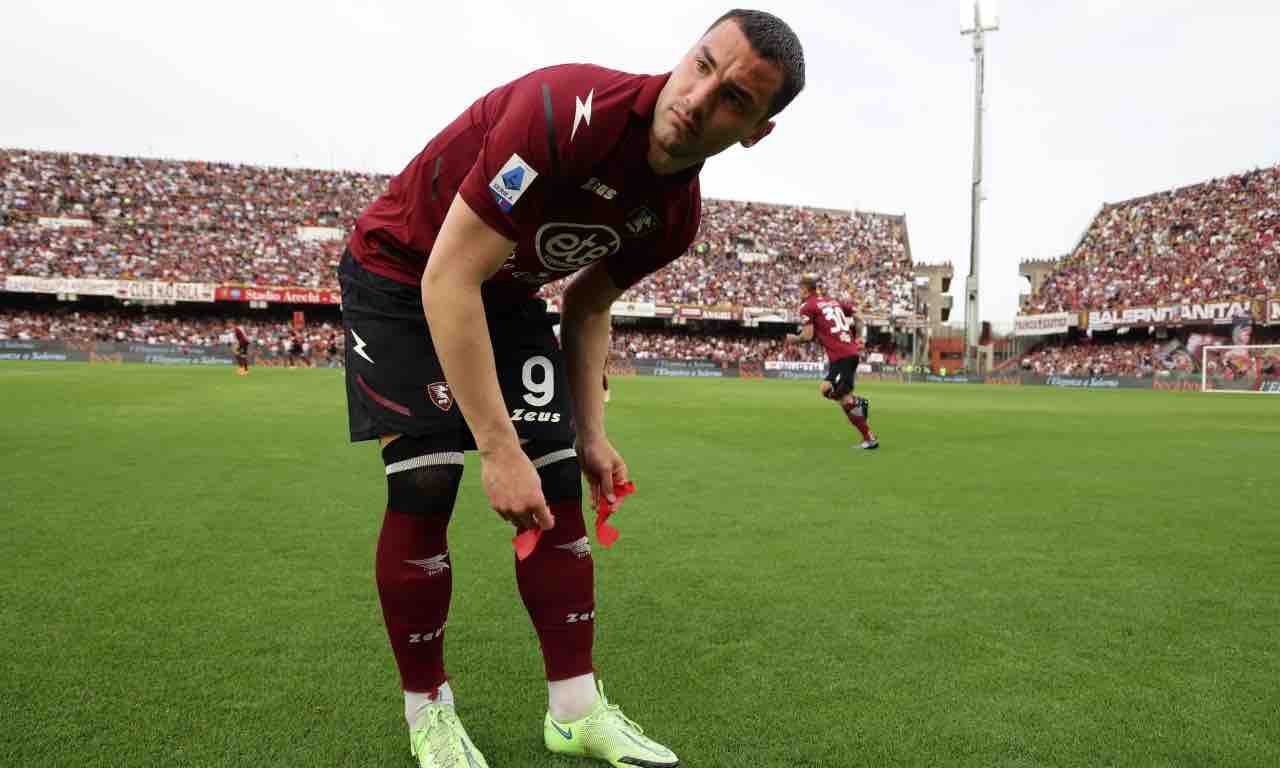 Bonazzoli con la Salernitana