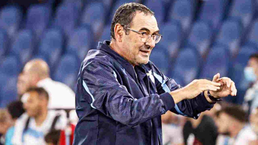 Maurizio Sarri, allenatore della Lazio