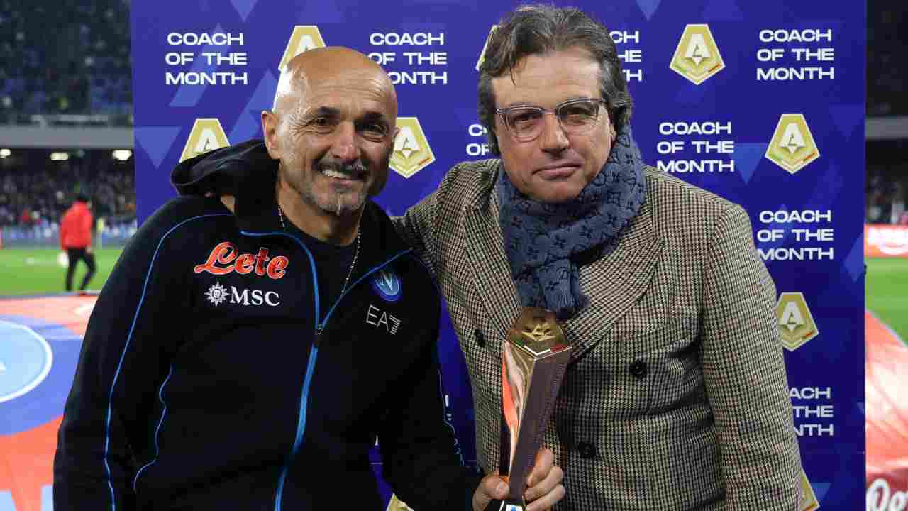 Spalletti e Giuntoli sorridenti