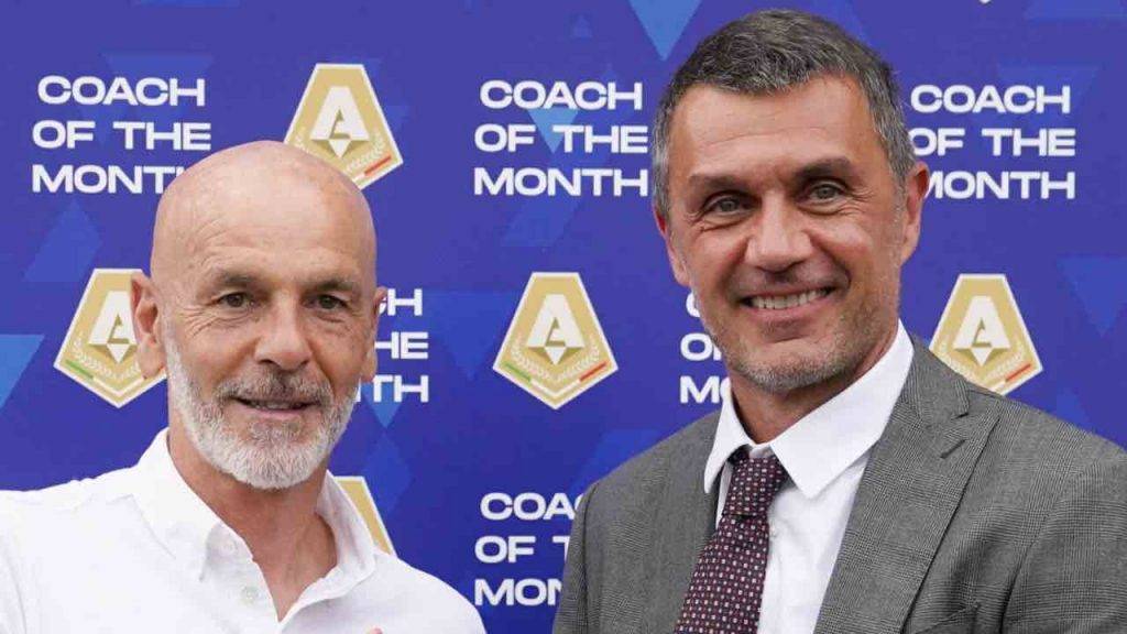 Milan, Pioli e Maldini sorridono