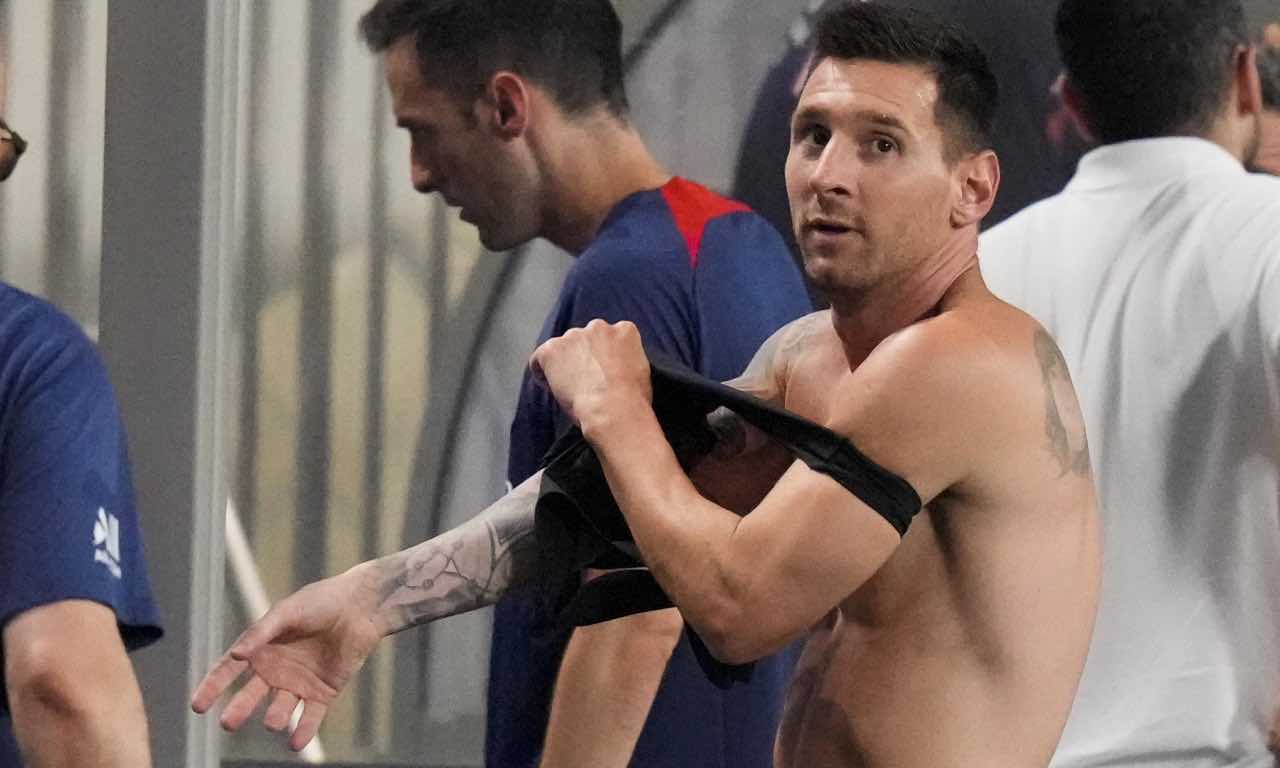 Messi in campo col PSG in amichevole
