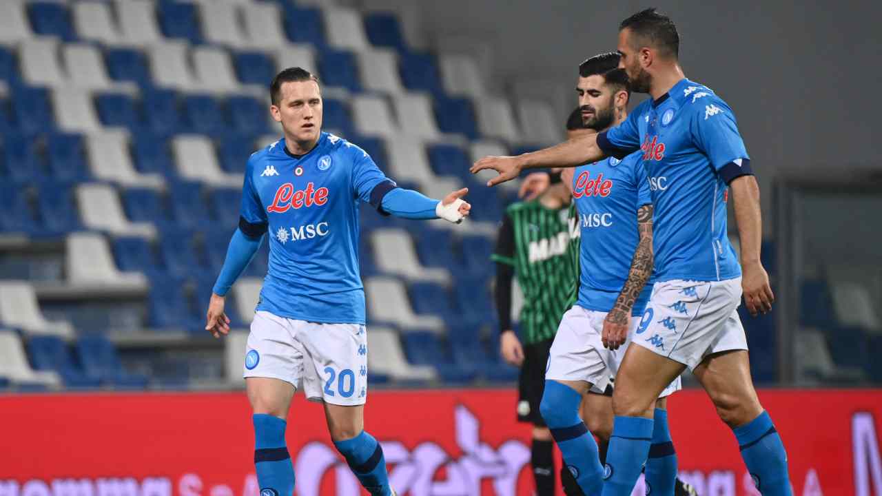 Zielinski, Maksimovic e Hysaj al Napoli