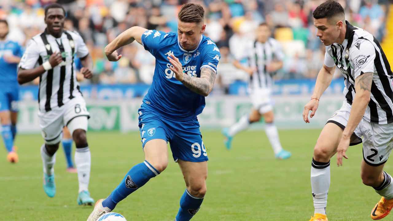 Andrea Pinamonti in azione