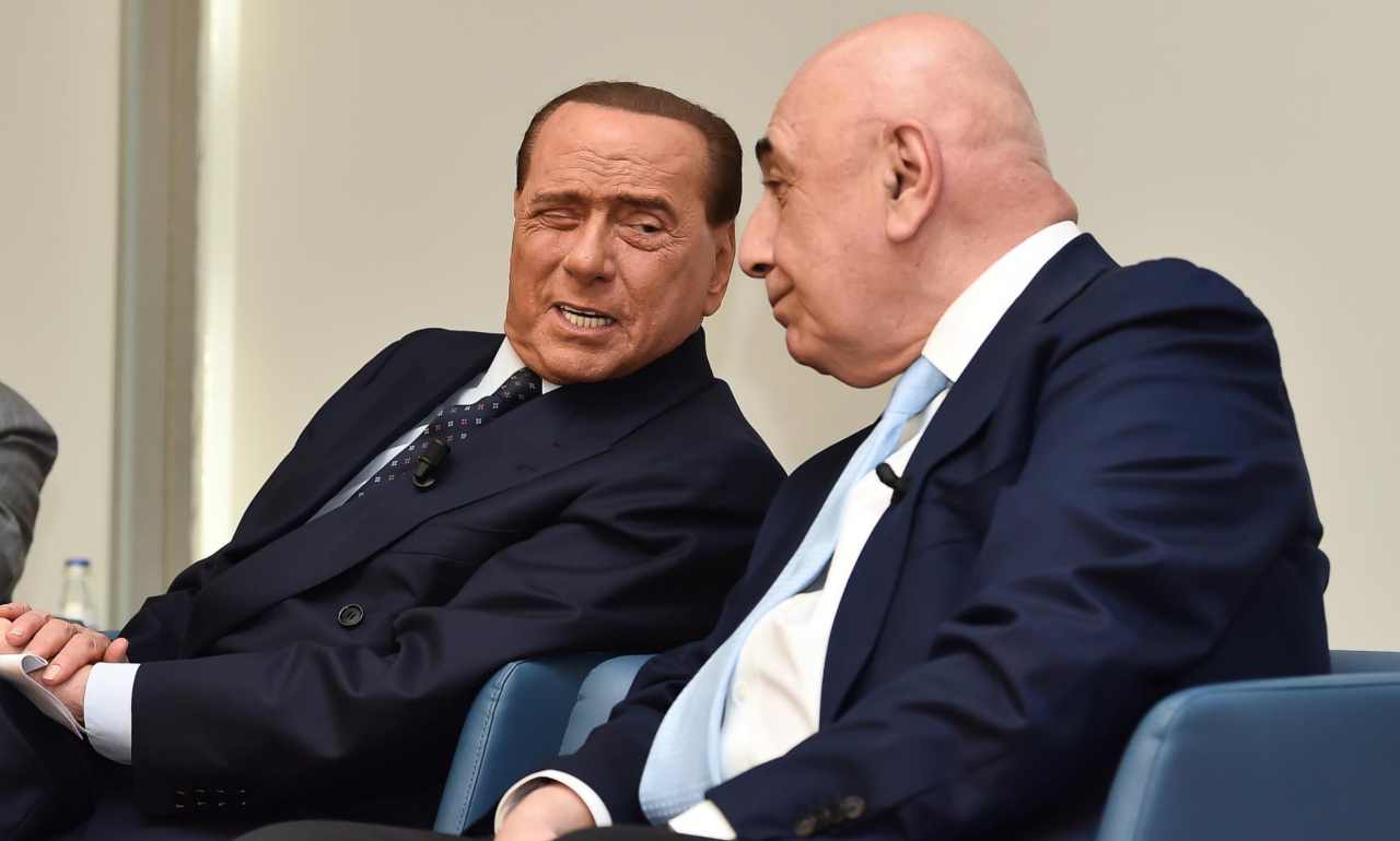 Monza, Berlusconi e Galliani chiacchierano