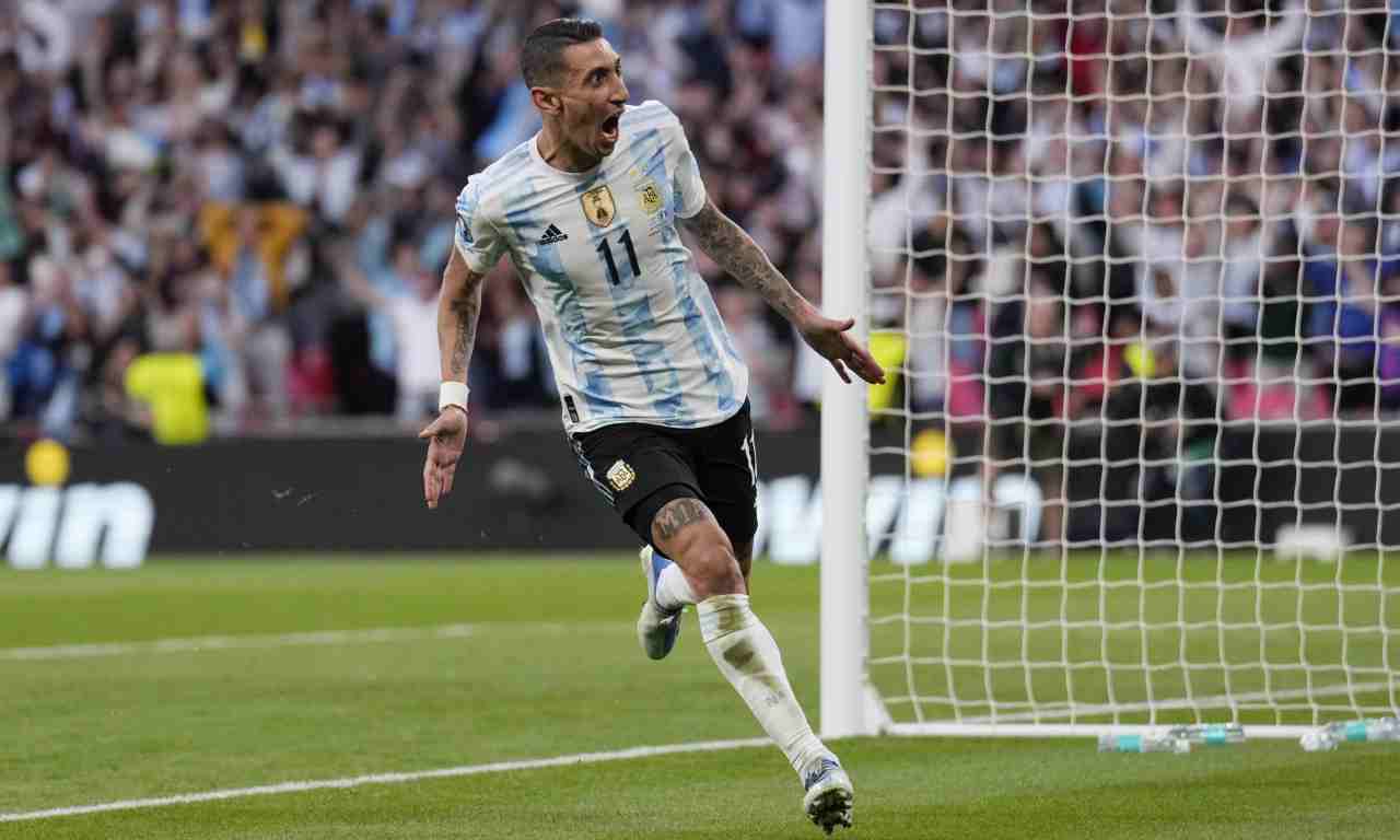 Di Maria esulta