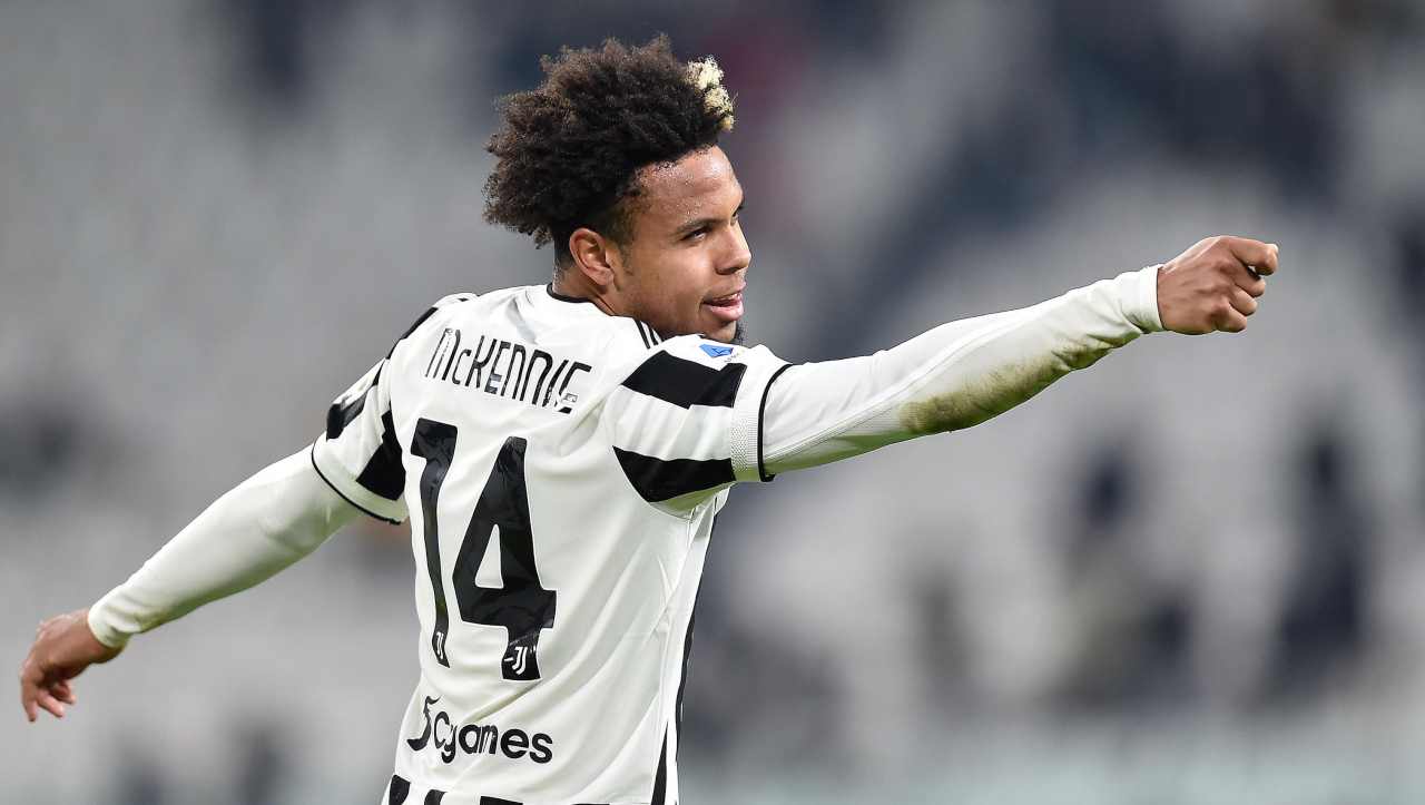 Juventus, McKennie in azione