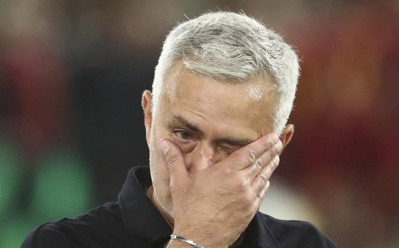 Roma, Mourinho triste