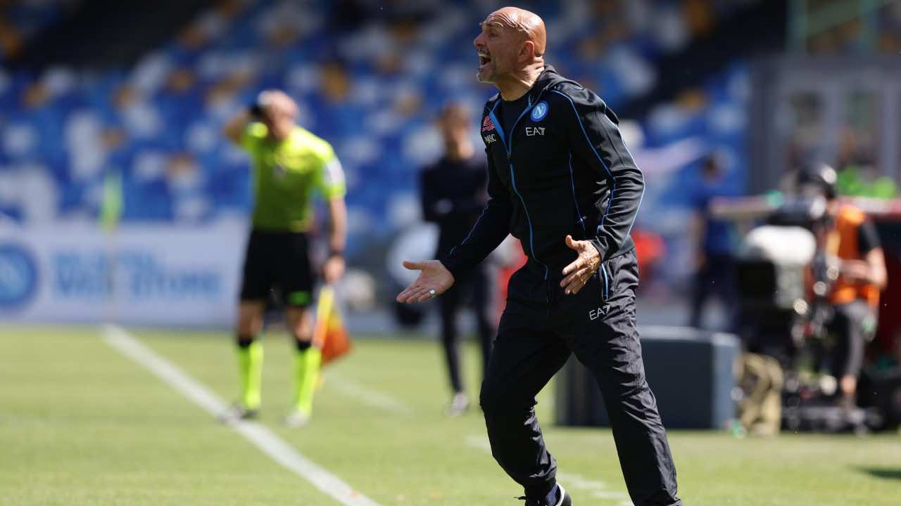 Luciano Spalletti a bordocampo