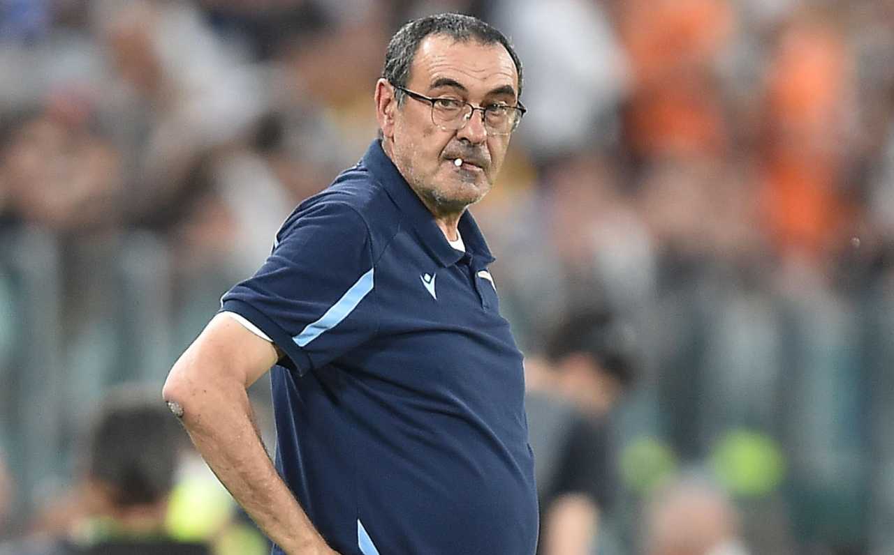 Lazio, Sarri a bordo campo