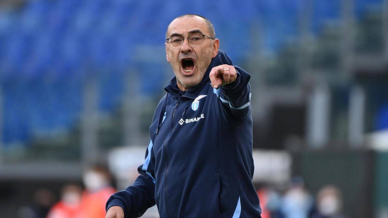 Sarri in panchina