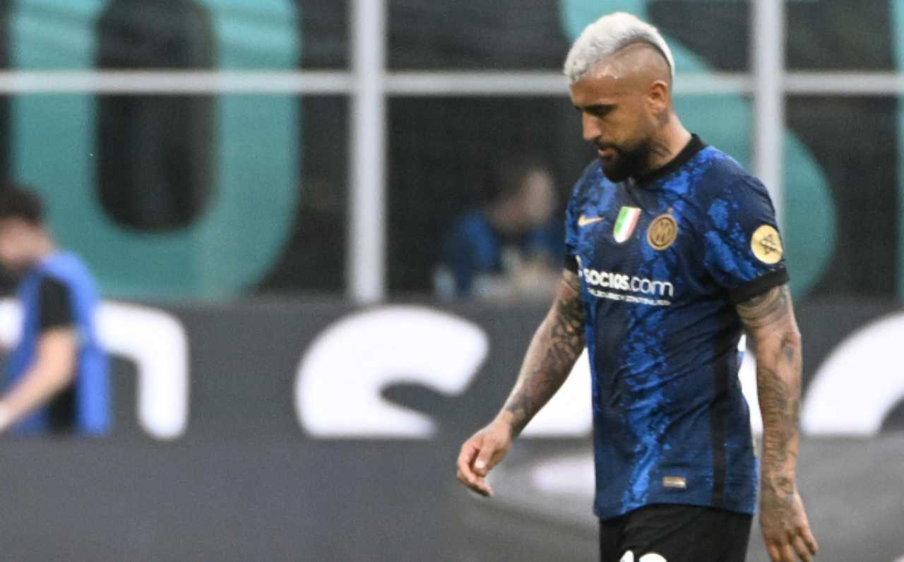 Inter, Vidal a testa bassa