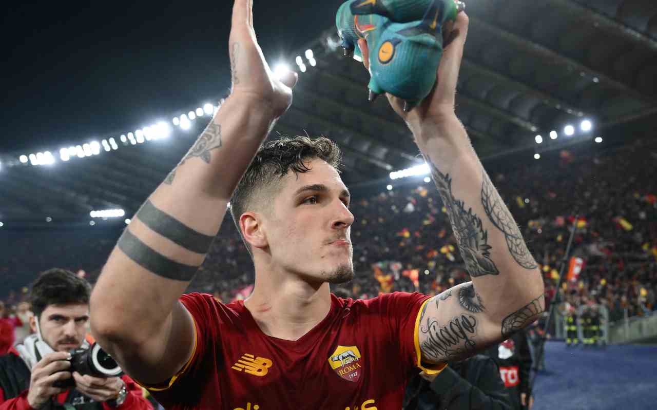 Roma, Zaniolo applaude