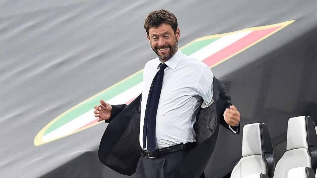 Andrea Agnelli sorride 