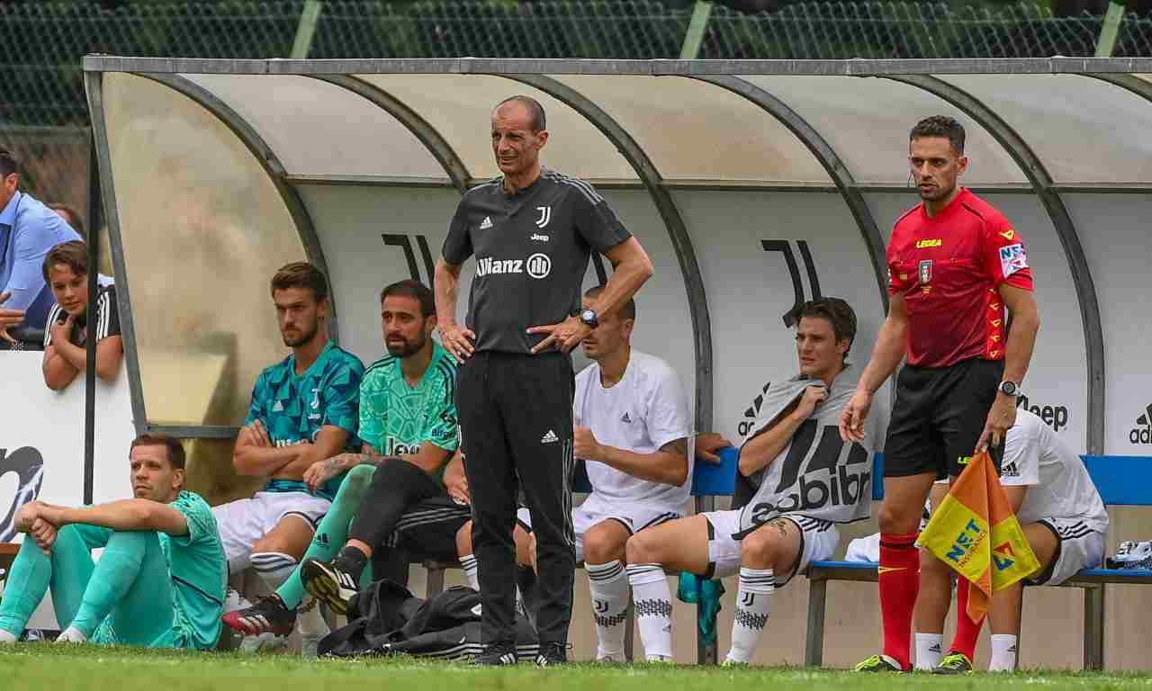 Allegri in panchina 