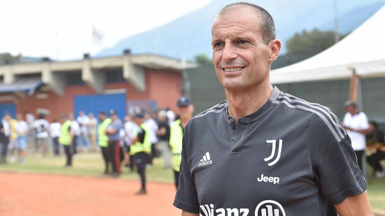 Allegri sorridente Juventus