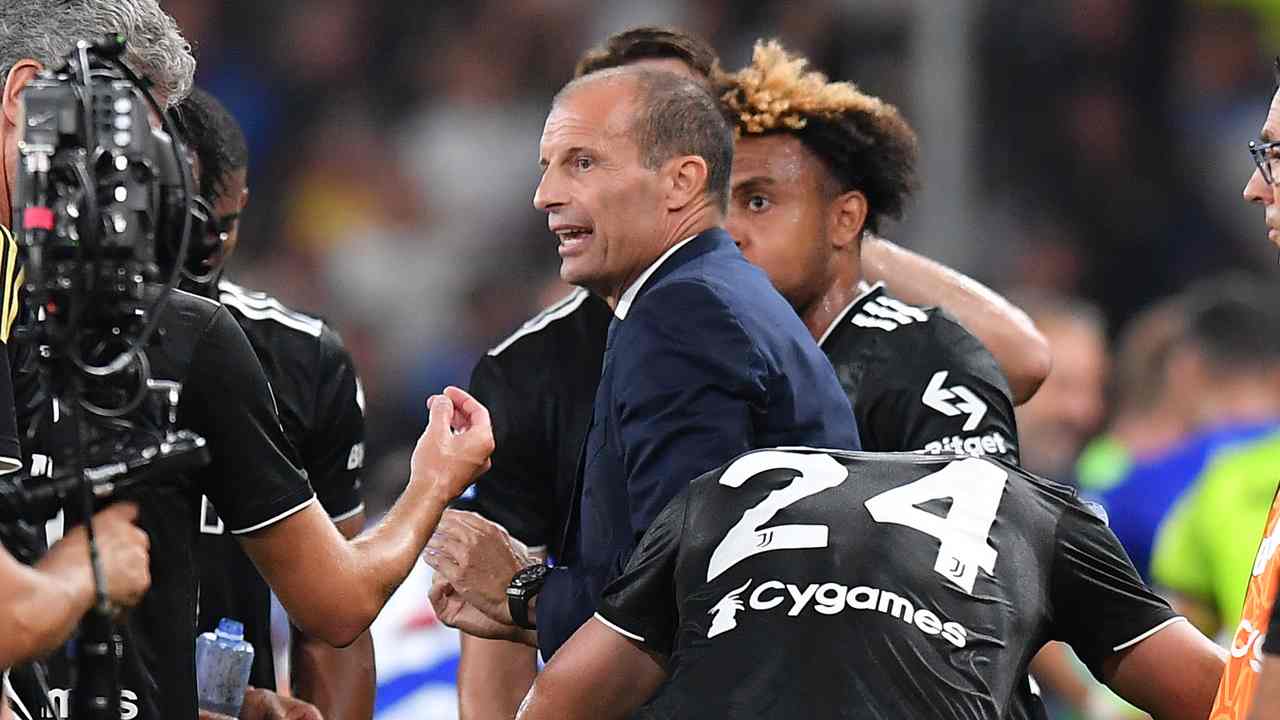 Allegri tra i giocatori