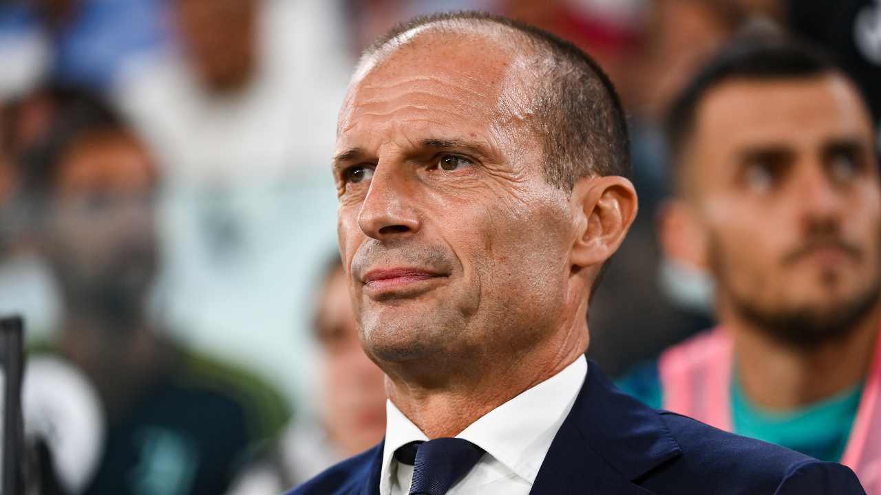 Allegri concentrato Juventus