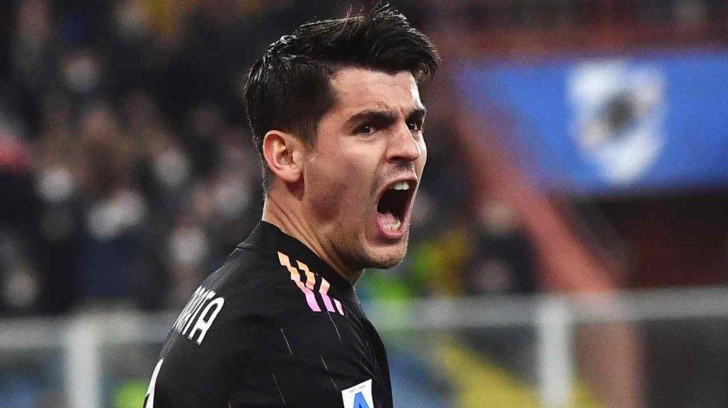 Juventus, Morata in campo