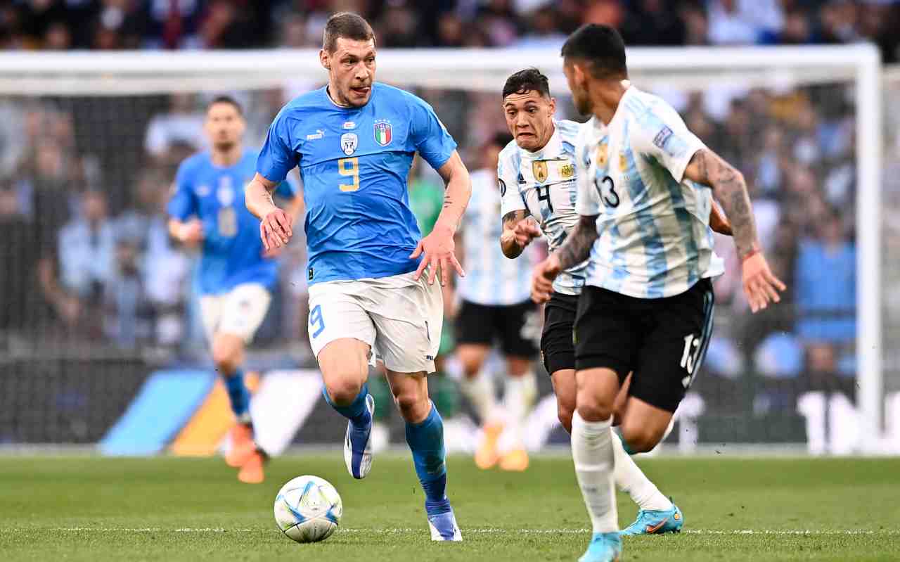 Belotti contro l'Argentina 