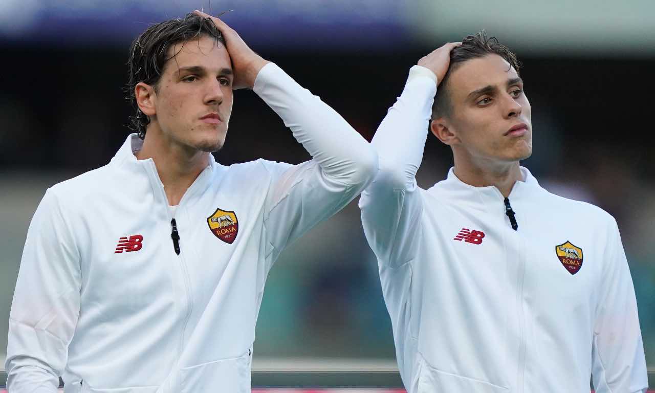 Calafiori e Zaniolo in campo insieme