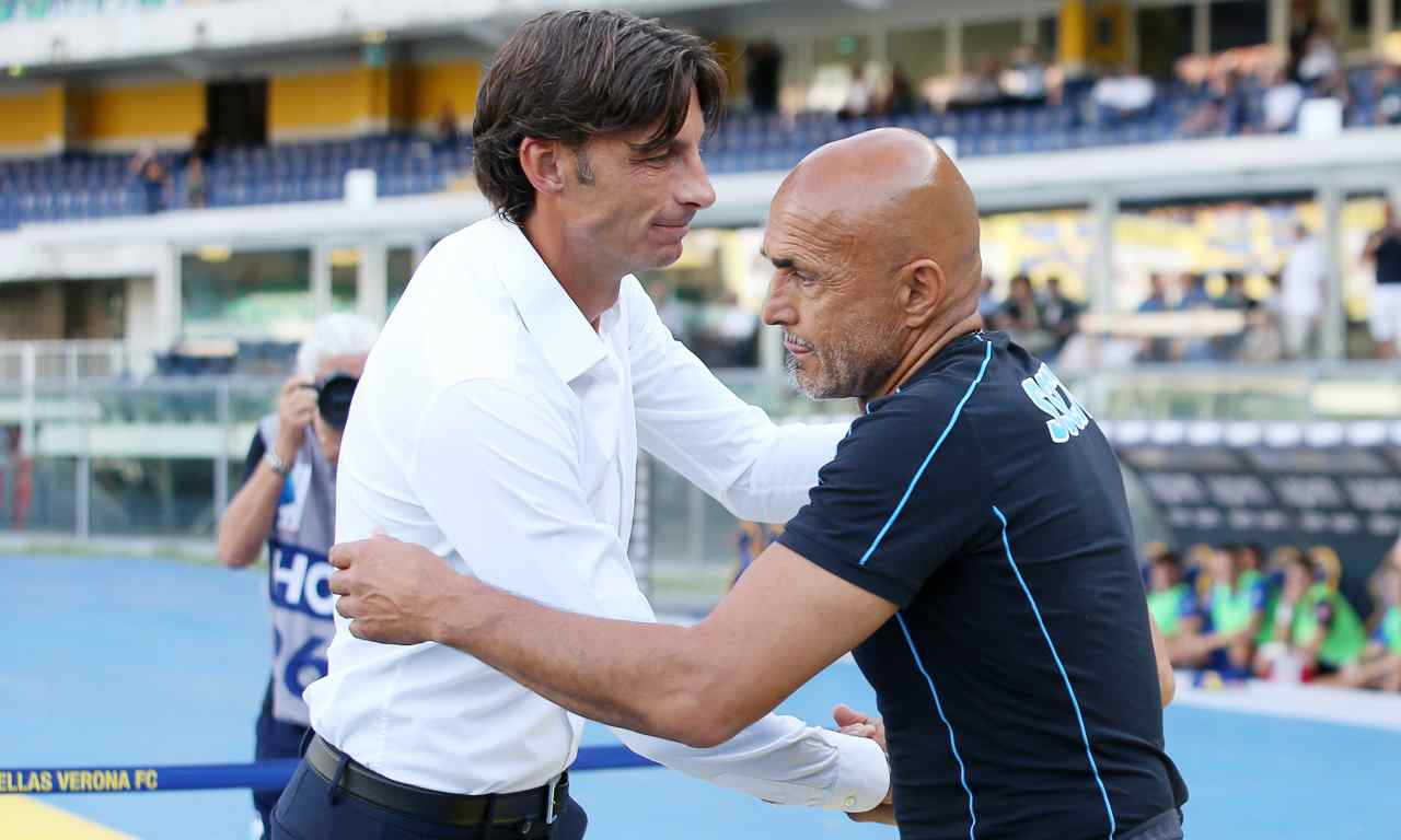 Spalletti saluta Cioffi 