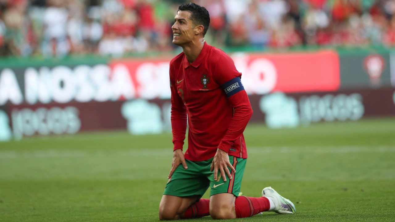 Ronaldo in ginocchio