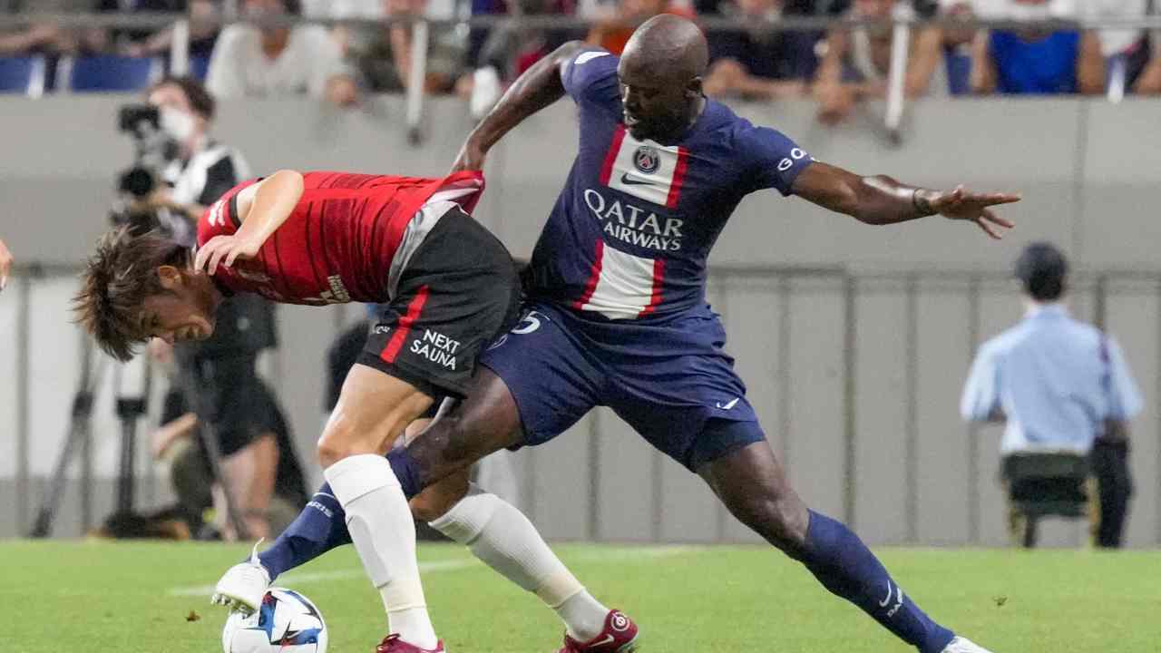 Danilo Pereira in campo PSG