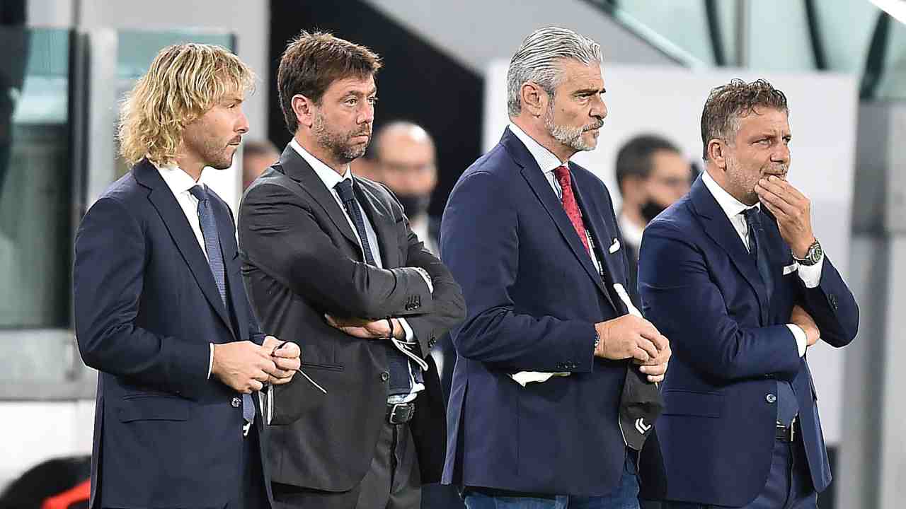 Agnelli, Arrivabene, Nedved e Cherubini Juventus