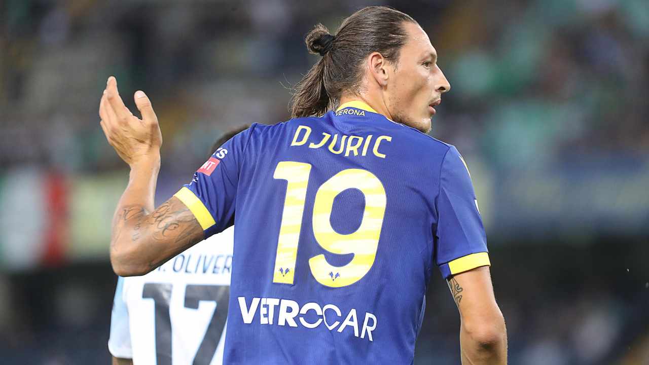 Djuric in campo Verona