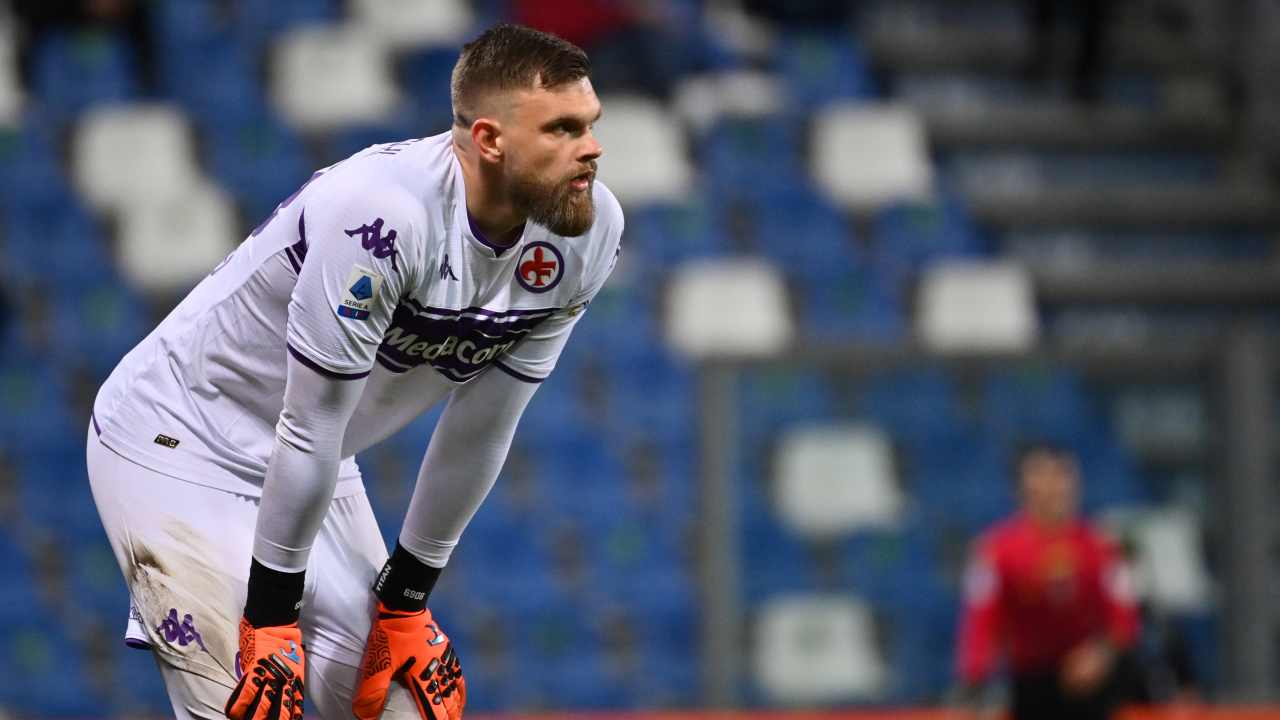 Dragowski in campo Fiorentina