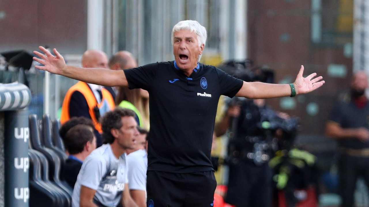 Gasperini urla spaventato Atalanta