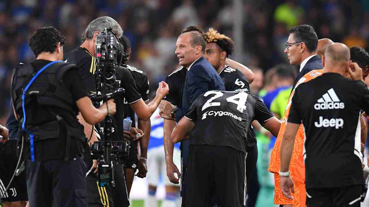 Gruppo Juventus con Allegri