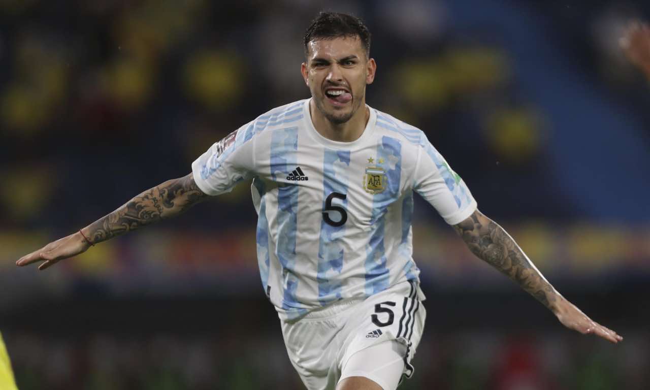 Paredes esulta con l'Argentina