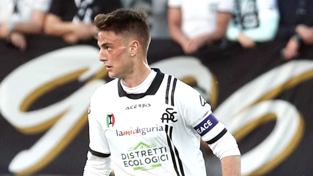 Maggiore in campo con lo Spezia 